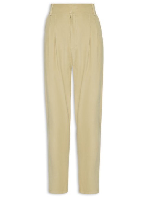 Calça Feminina Carrot Cintura Alta - Verde