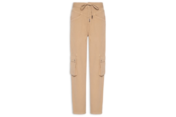 Calça Feminina Cenoura Araminta Sarja – Marrom