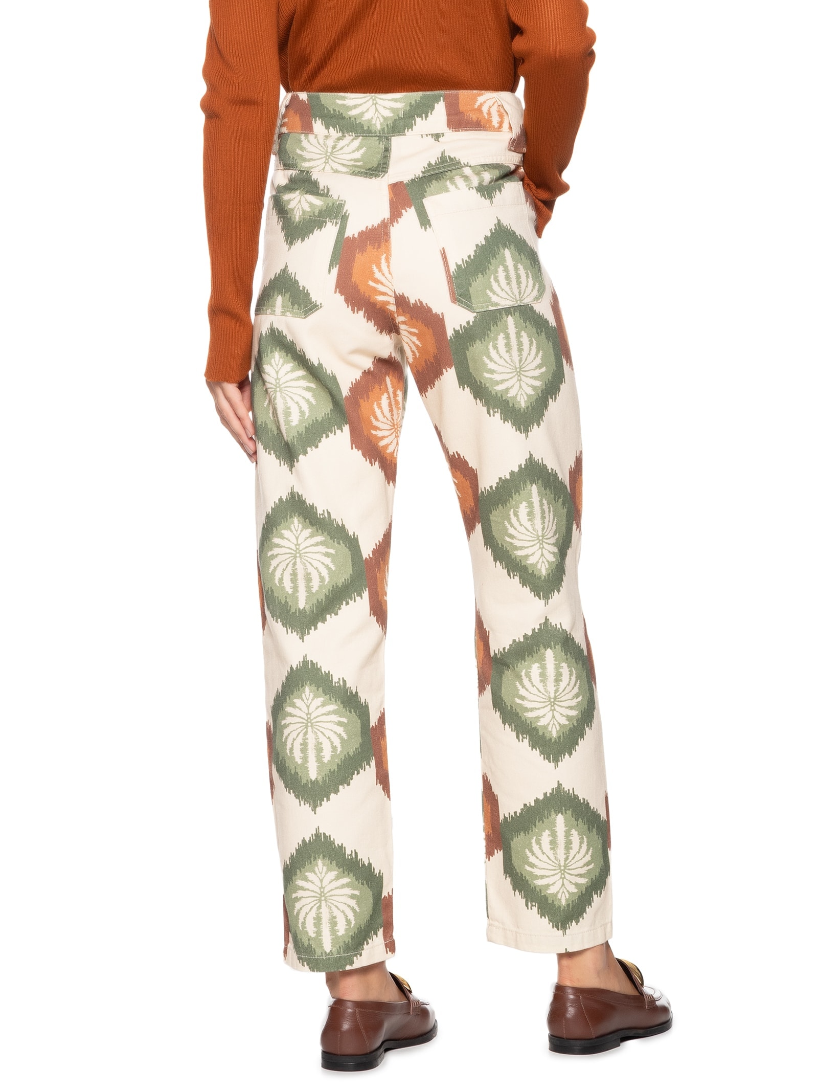 Jeans Flare Bolso Faca CalÇa Jeans Cenoura Feminina Cacay Calça