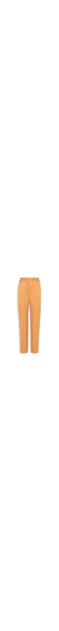 Calça Feminina Cenoura Com Bainha Dobrada - Marrom