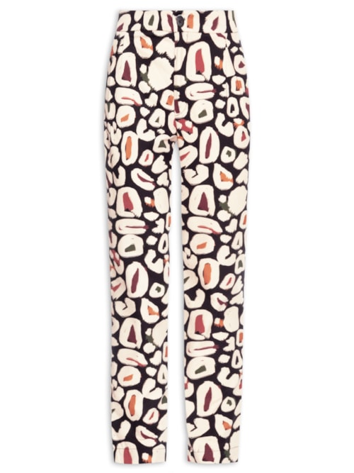 Calça Feminina Cenoura Com Pregas – Preto