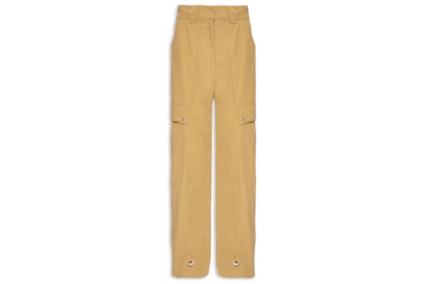 Calça Feminina Cenoura Detalhe Punho - Marrom