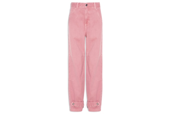 Calça Feminina Cenoura Lizzy Sarja - Rosa