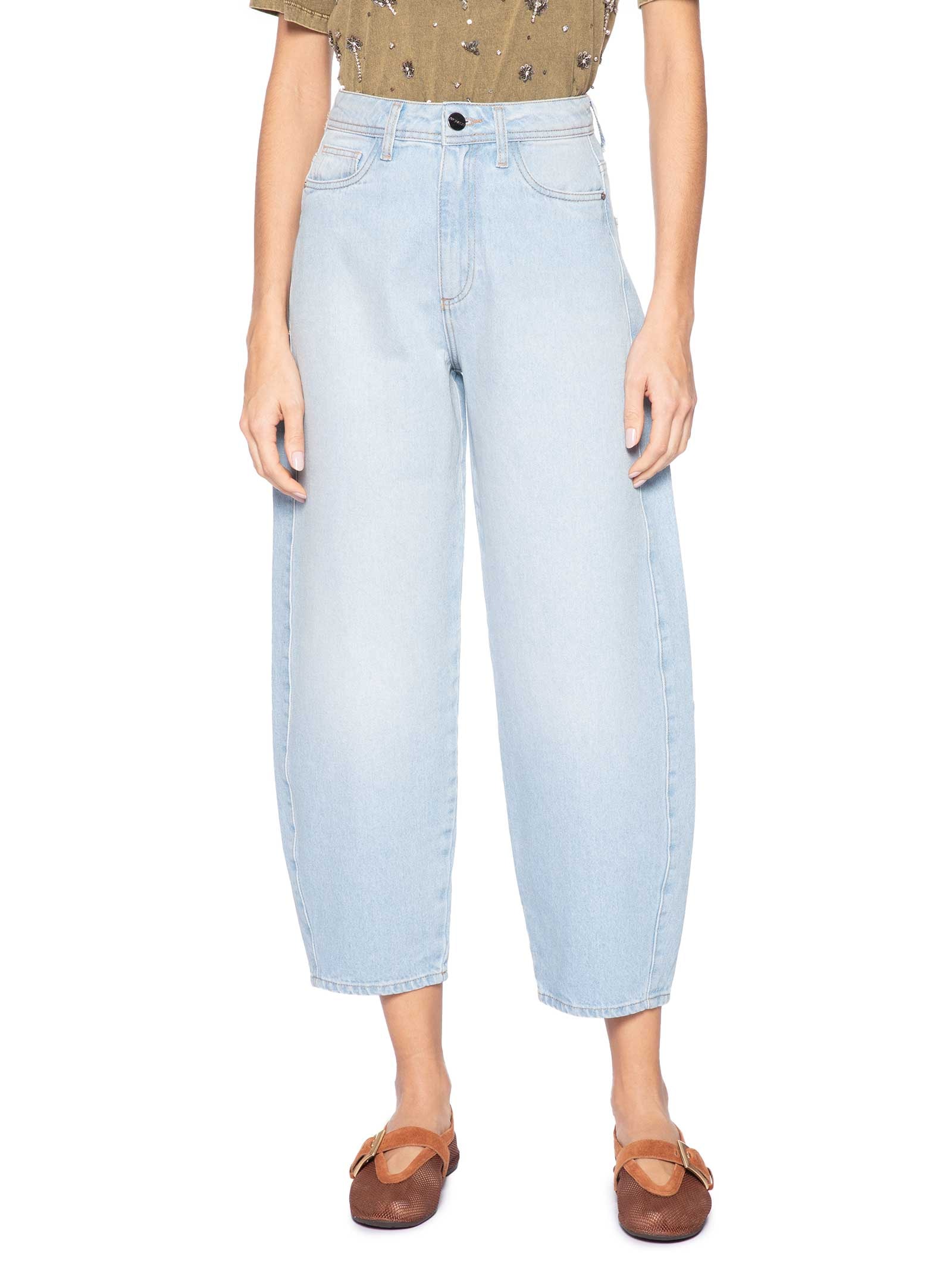 Calça Feminina Cenoura Rafa Azul Le Lis