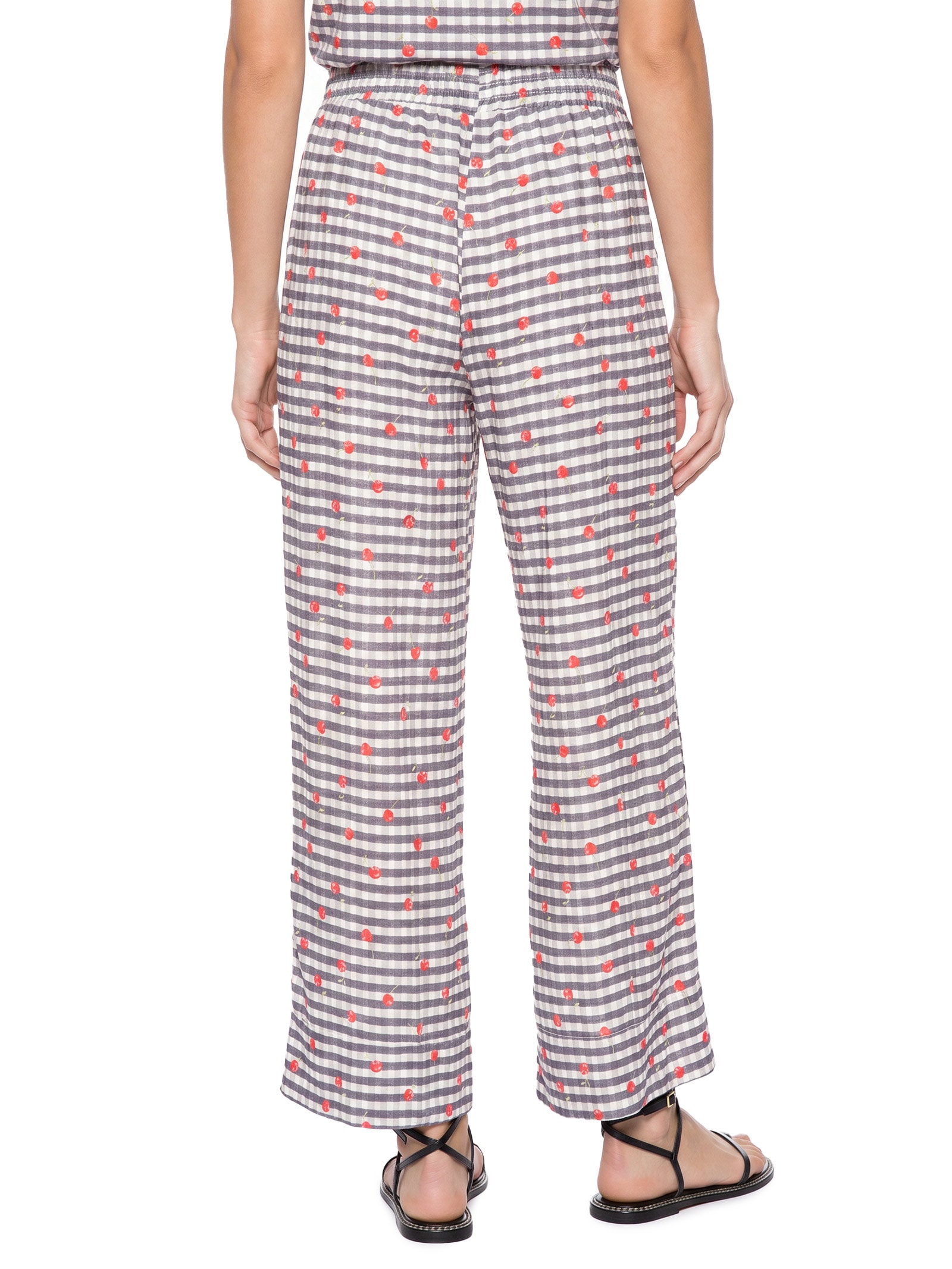 Calça Feminina Cerejinhas Azul Cantão