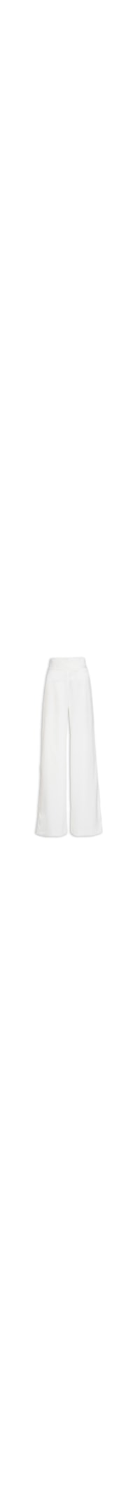 Calça Feminina Cetim Cós Largo - Off White