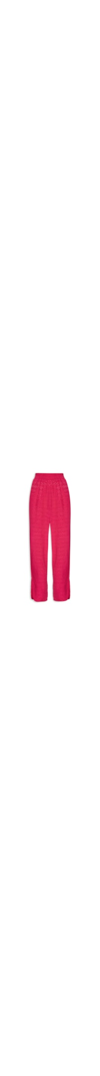 Calça Feminina Cigarrete Losangos - Rosa