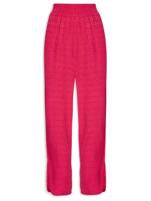 Calça Feminina Cigarrete Losangos – Rosa