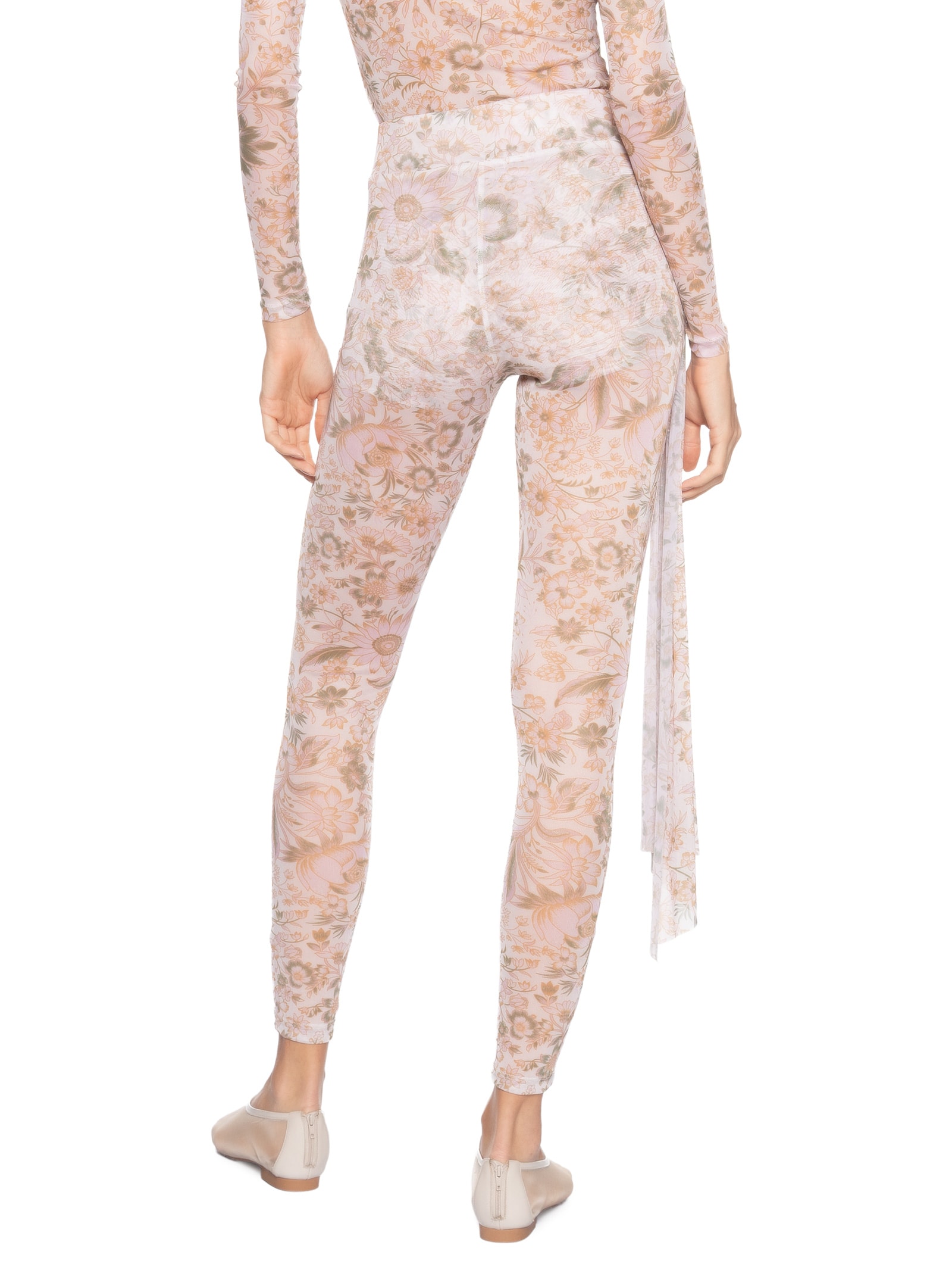 Calça Feminina Cintura Alta com Sobreposição Rosa '2Essential