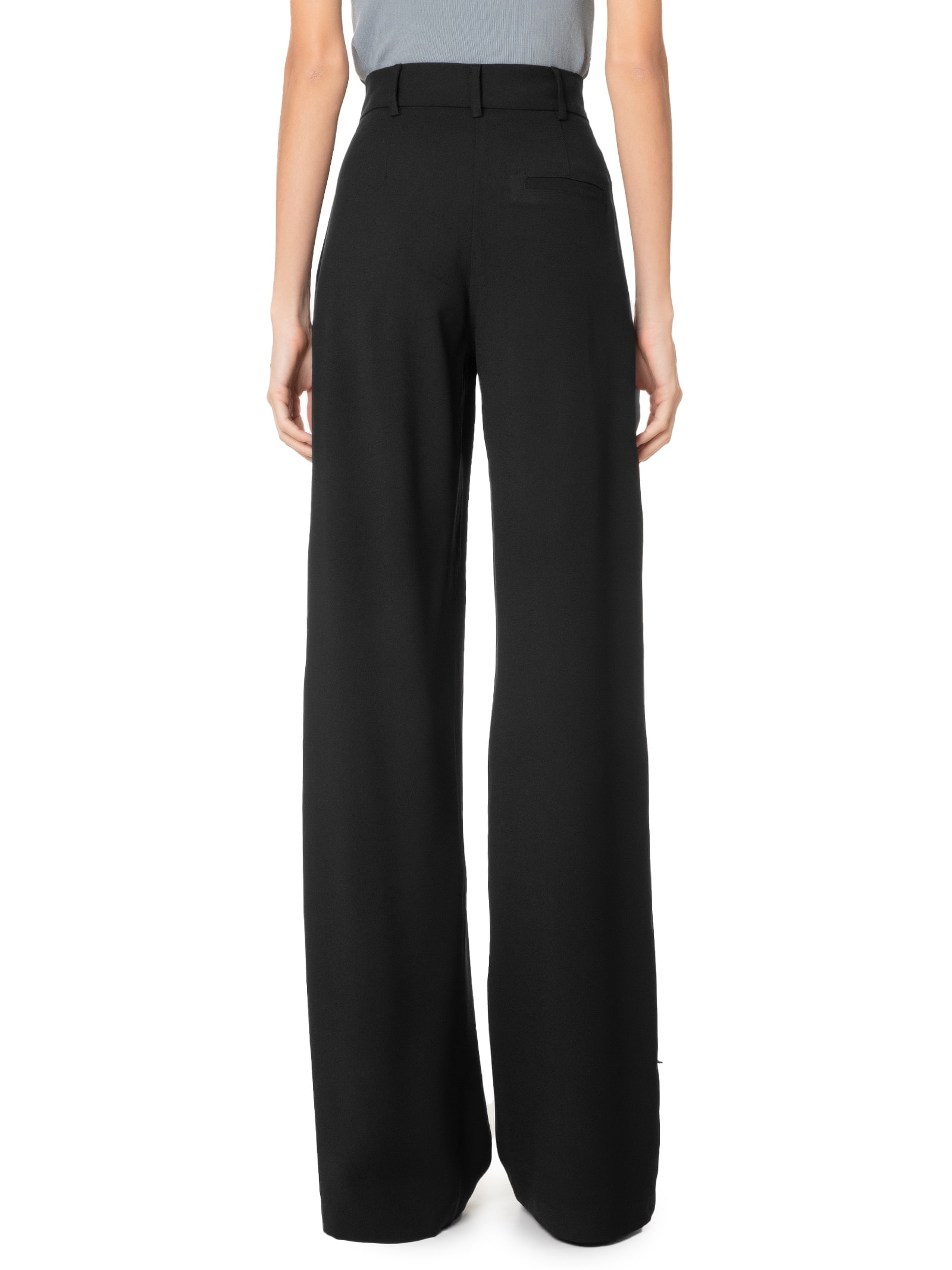 Calça Feminina Cintura Alta Wide Leg Preto '2Essential