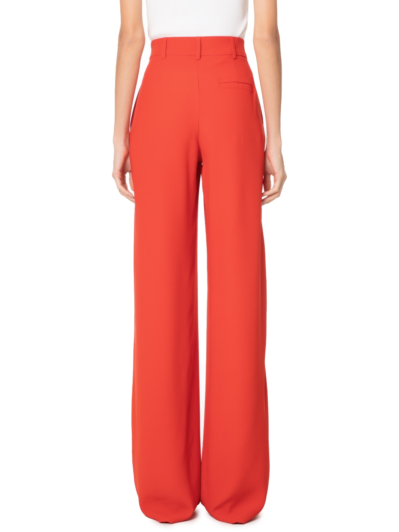 Calça Feminina Cintura Alta Wide Leg Vermelho '2Essential