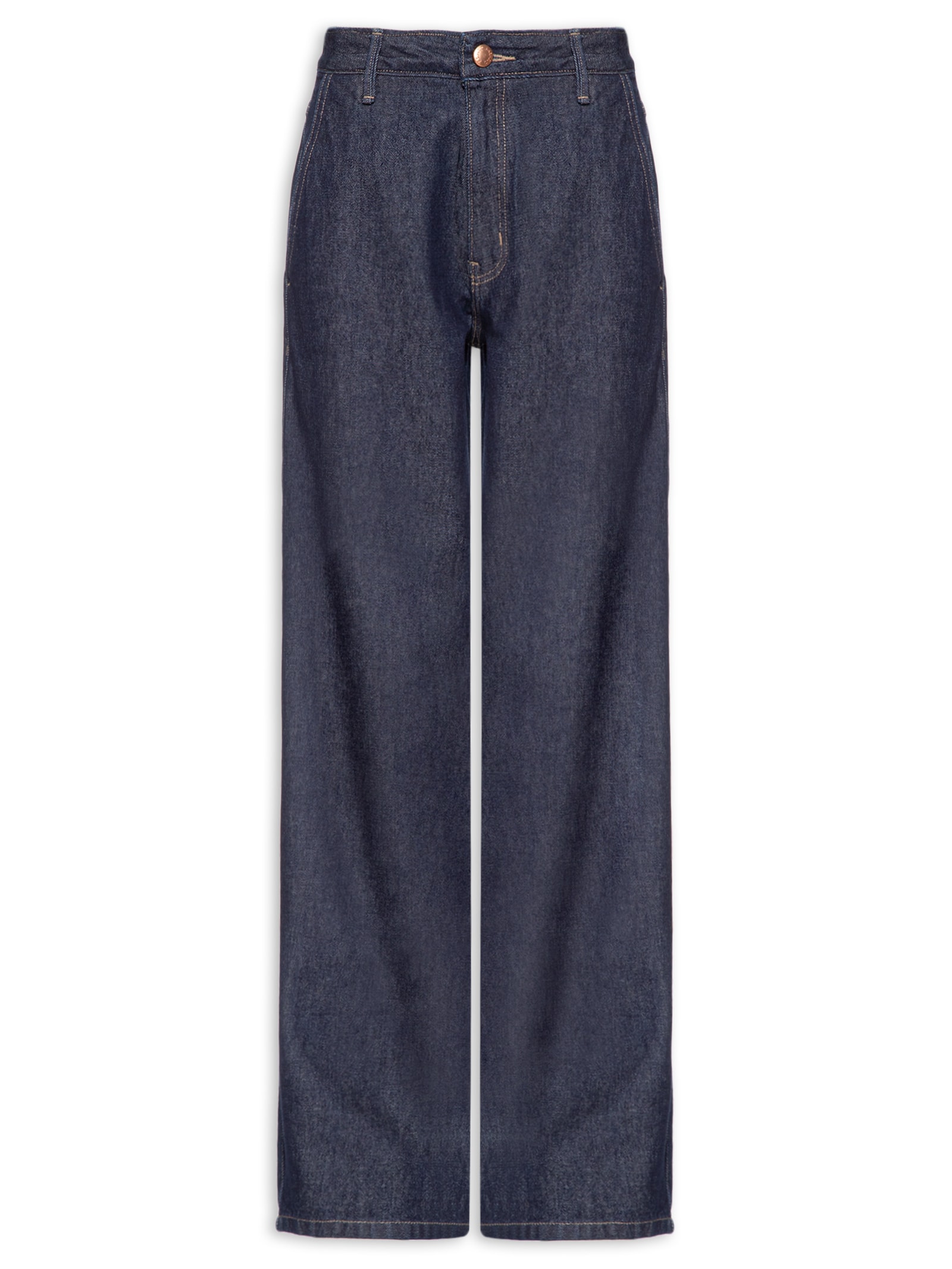 Calça Feminina Cintura Média Original Jeans Azul Farm