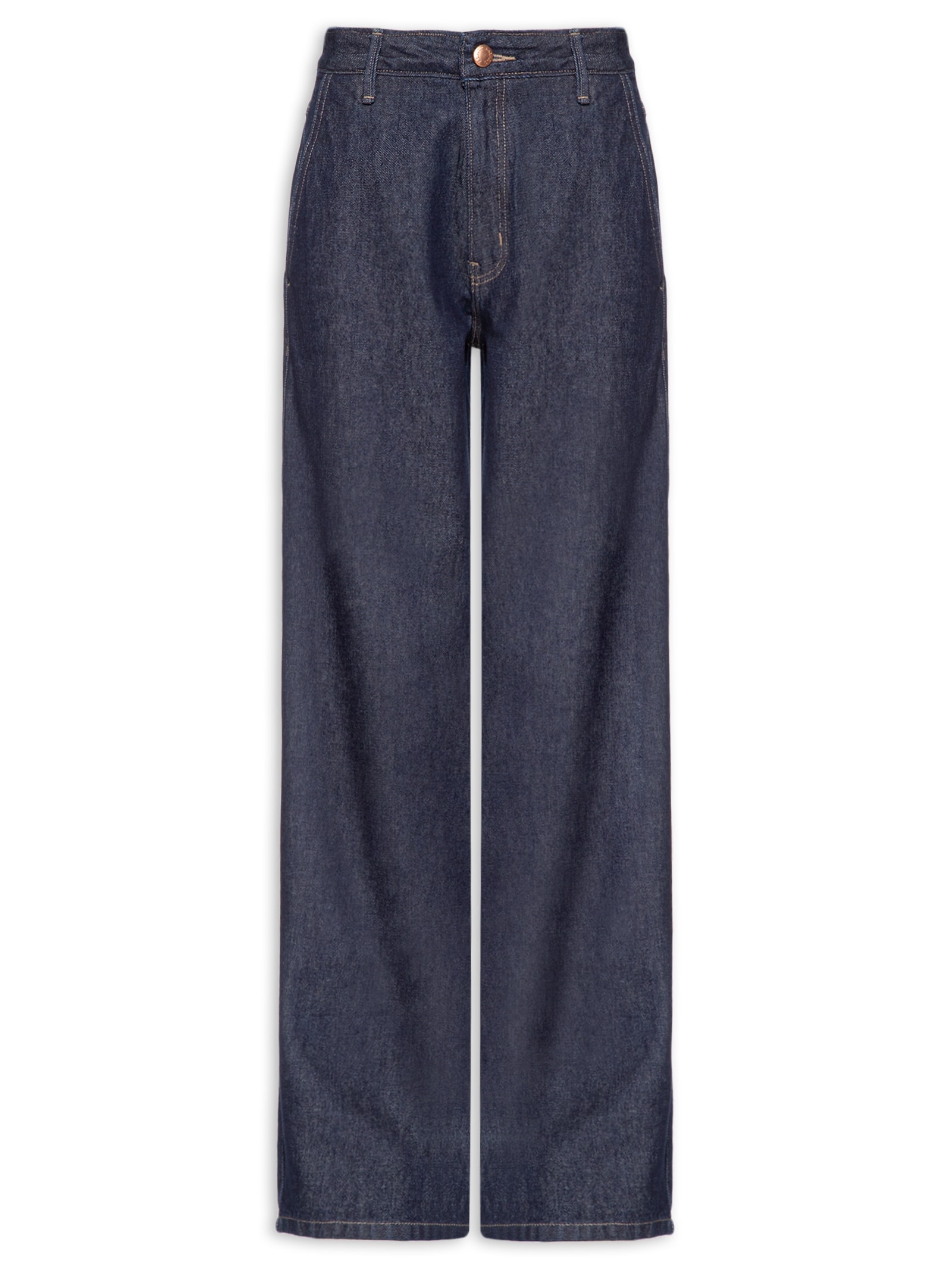 Calça Feminina Cintura Média Original Jeans Azul Farm