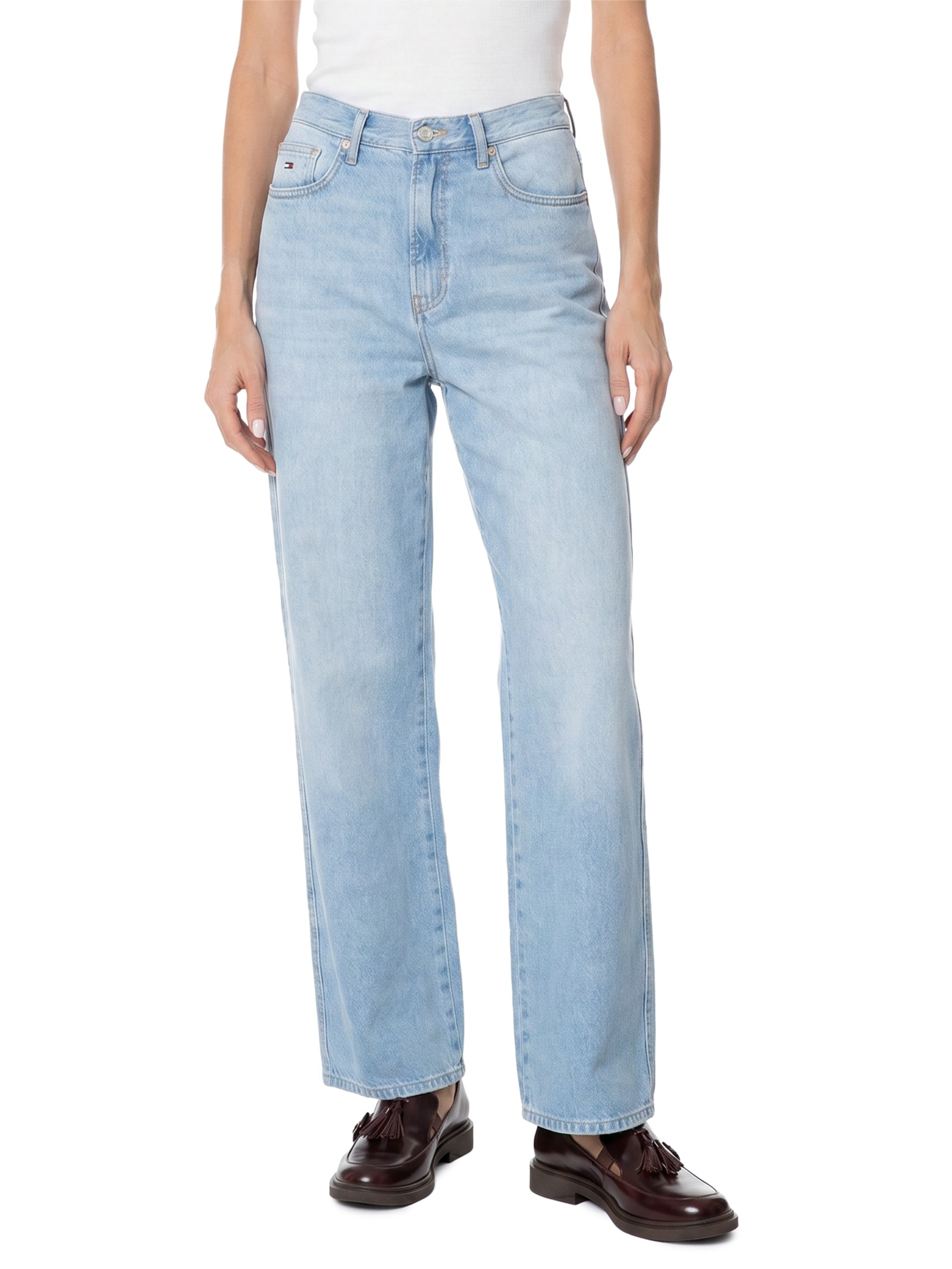 Calça Feminina Claire BI0122 Azul Tommy Jeans