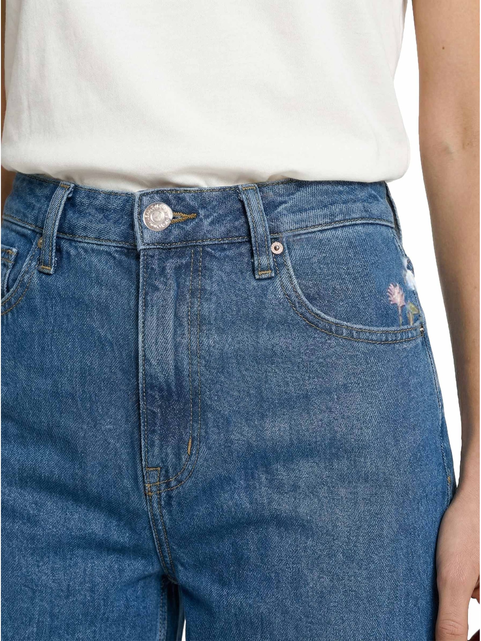 Calça Feminina Claire Embro Azul Tommy Jeans