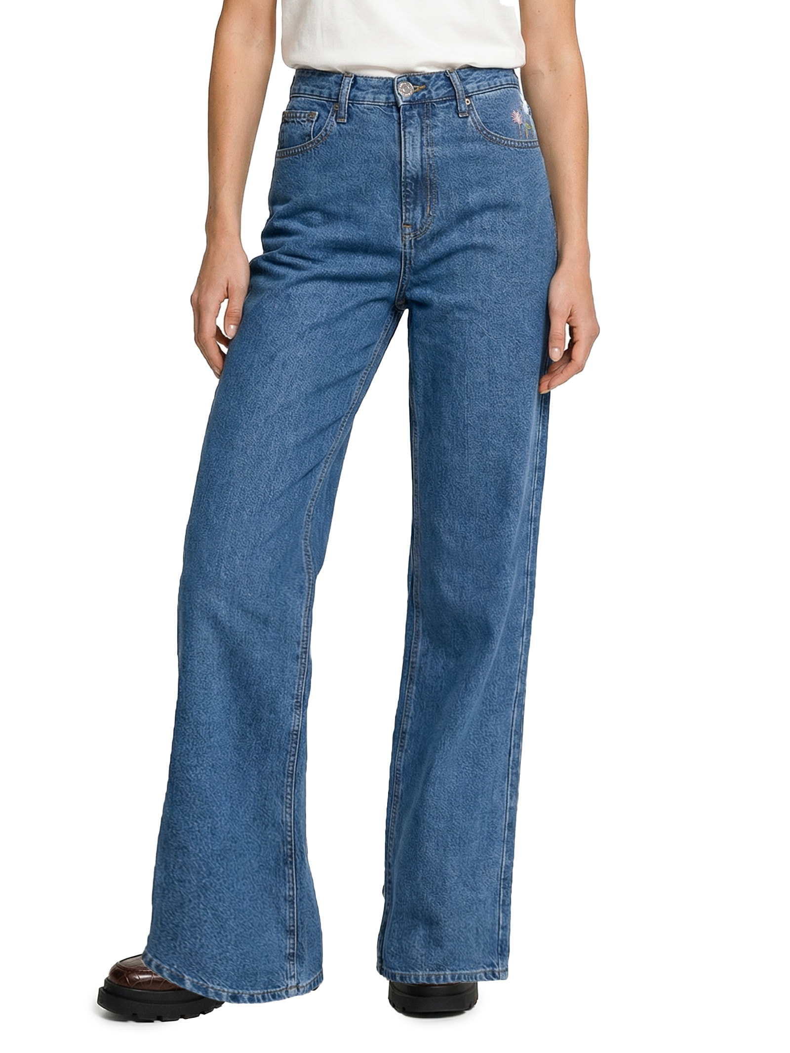 Calça Feminina Claire Embro Azul Tommy Jeans