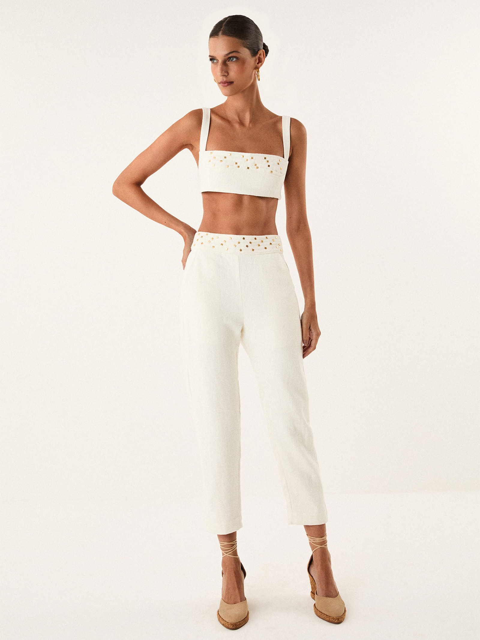 Calça Feminina Cleo Branco Vix