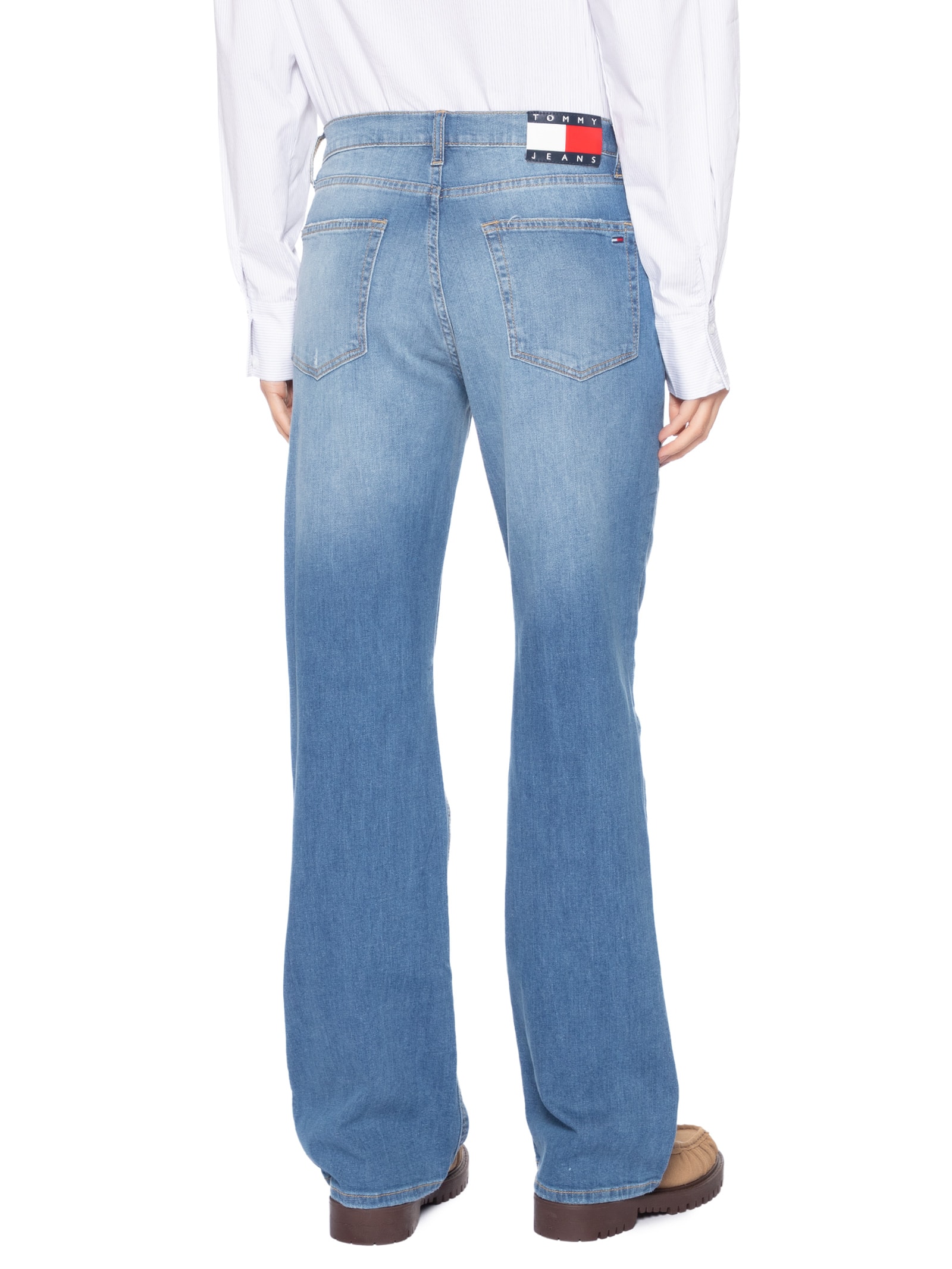 Calça Feminina Cleo Mid Bootcut Azul Tommy Jeans