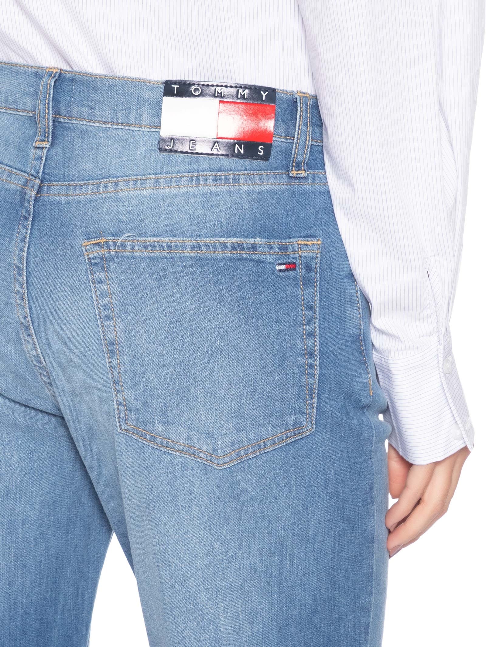 Calça Feminina Cleo Mid Bootcut Azul Tommy Jeans