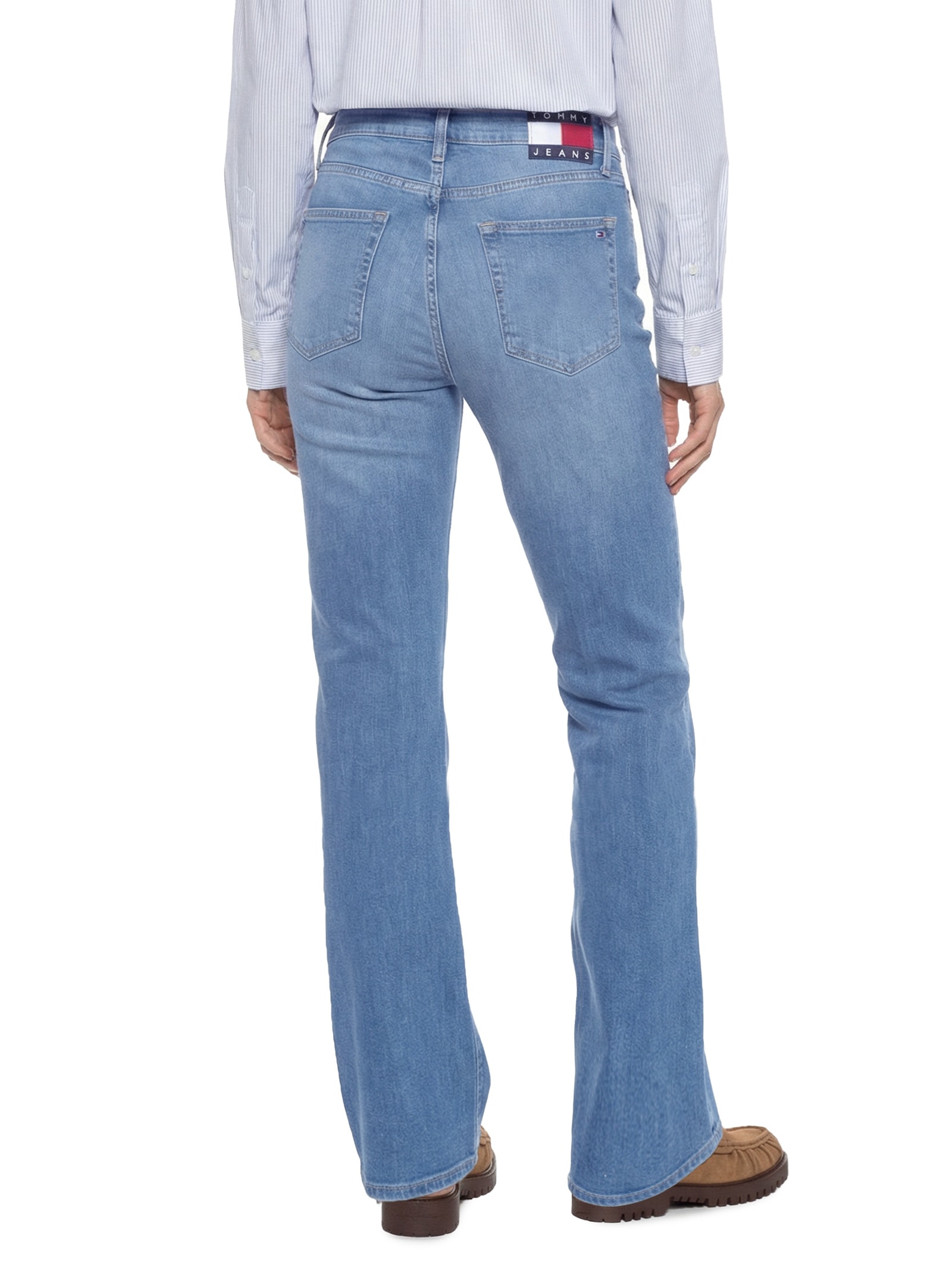 Calça Feminina Cleo Mid Bootcut Azul Tommy Jeans