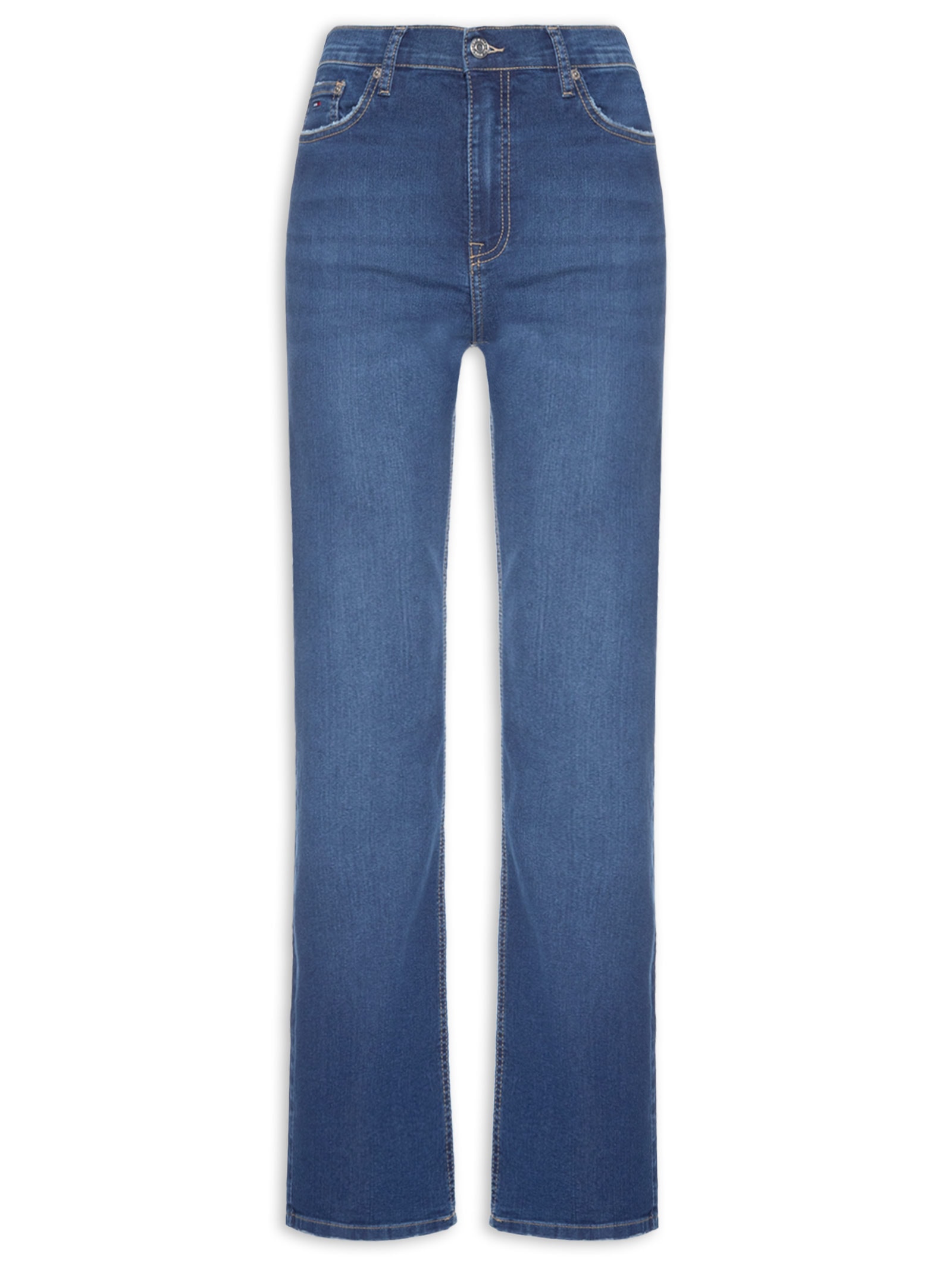 Calça Feminina Cleo Mid Bootcut BI0152 Azul Tommy Jeans