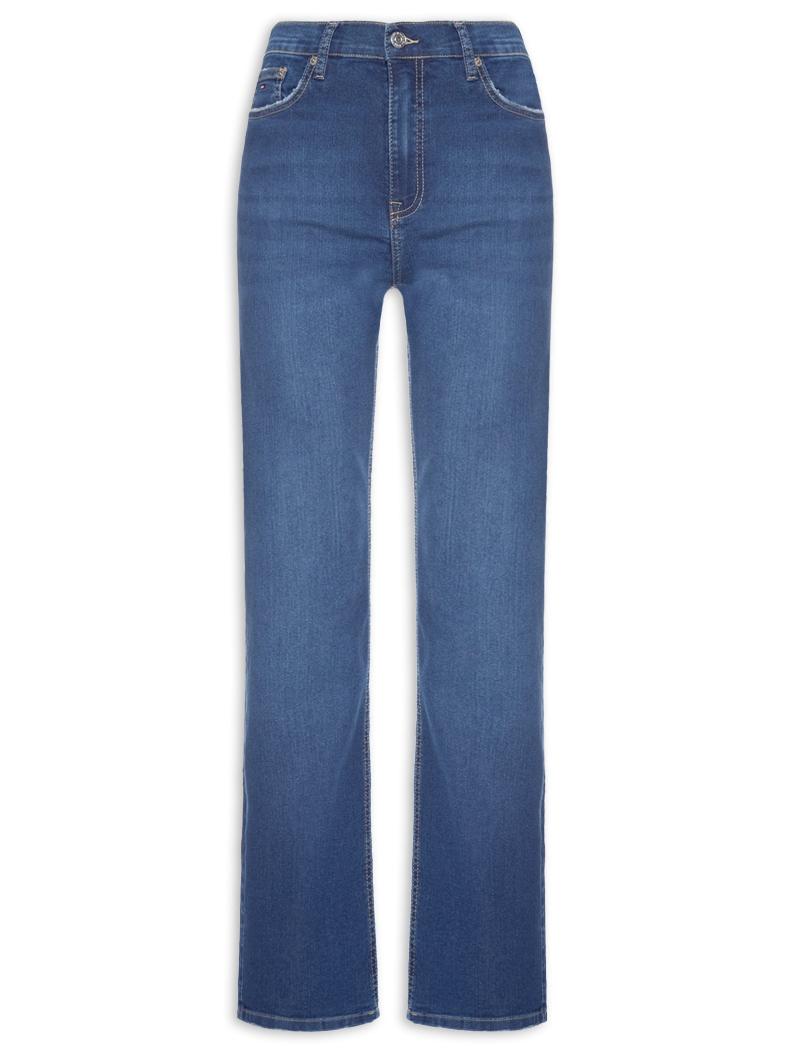 Calça Feminina Cleo Mid Bootcut BI0152 Azul Tommy Jeans