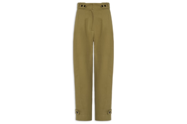 Calça Feminina Com Aletas - Verde