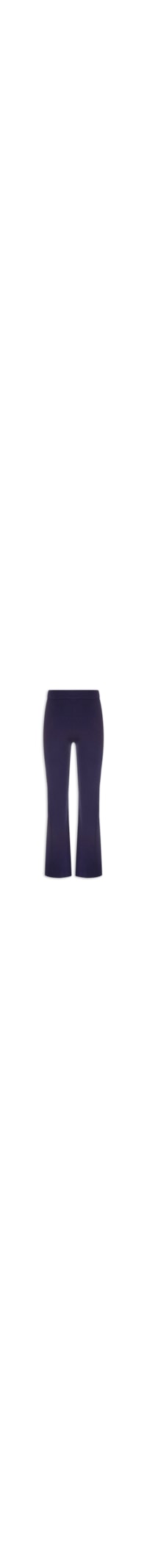 Calça Feminina Com Blend De Lã E Cashmere - Azul