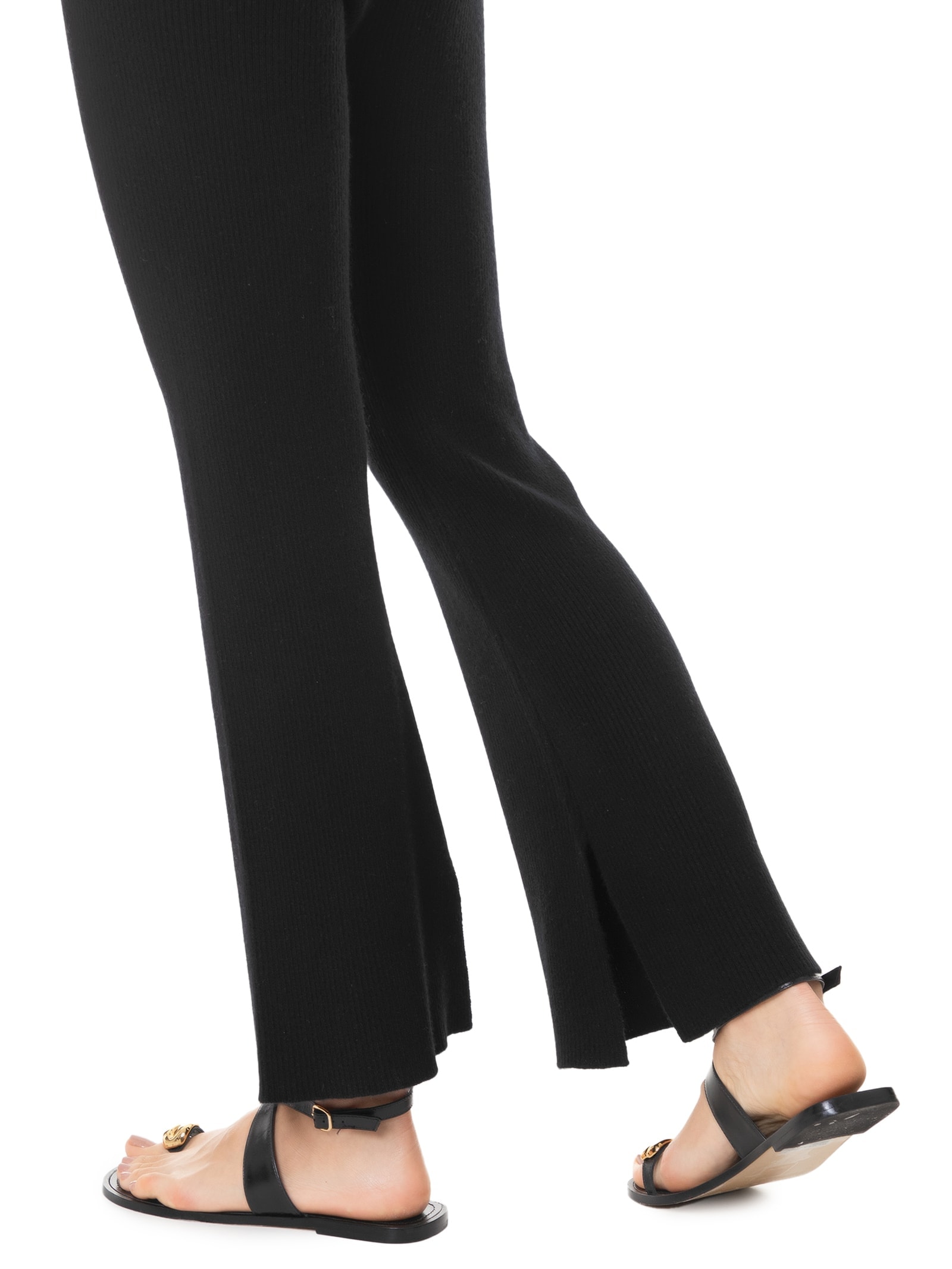 Calça Feminina Com Blend de Lã e Cashmere Preto '2Essential