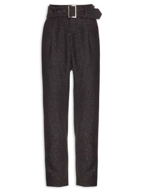 Calça Feminina Com Cinto – Preto