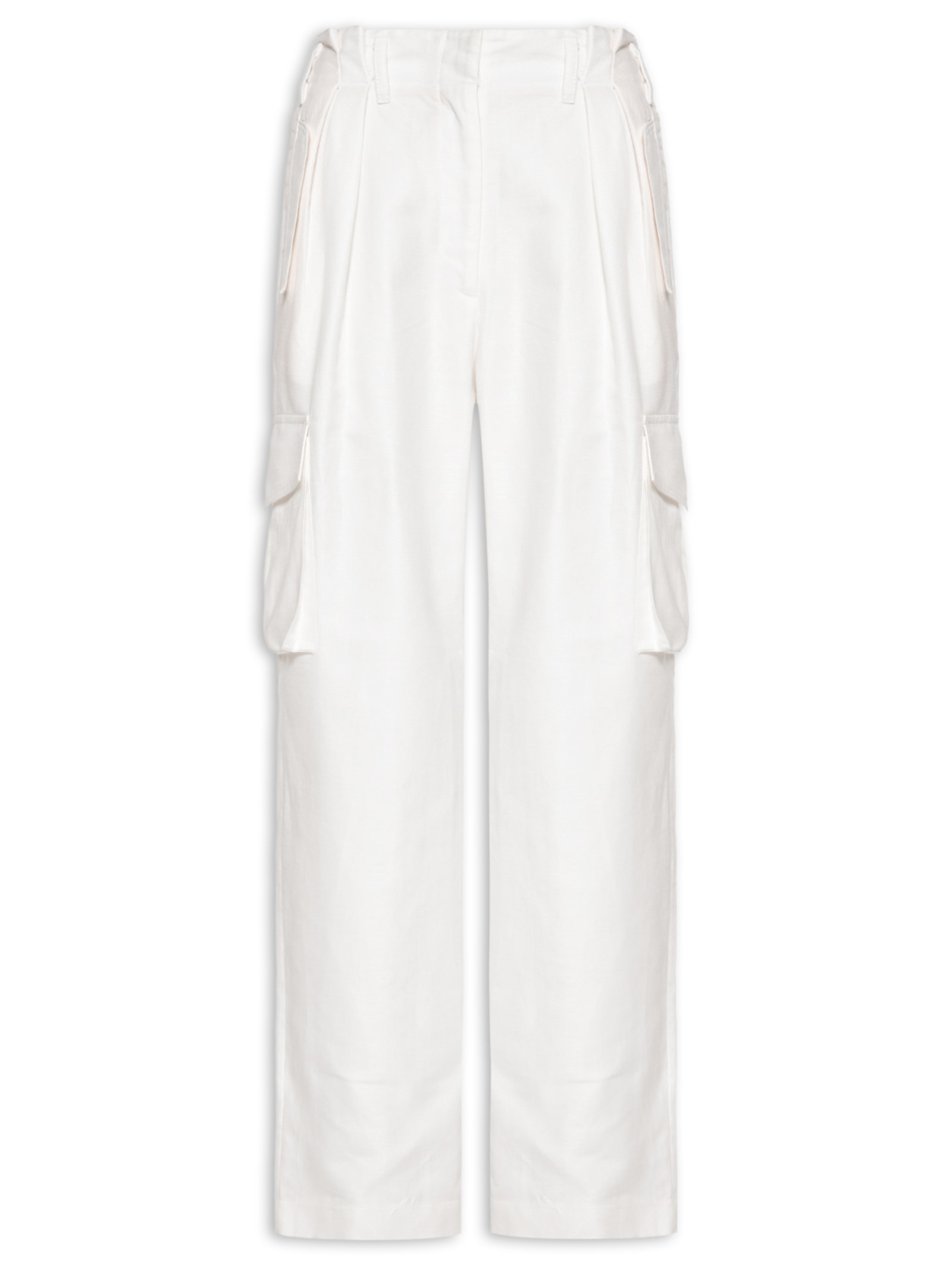 Calça Feminina com linho Branco Animale