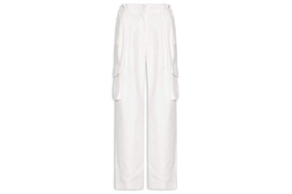 Calça Feminina com linho - Branco