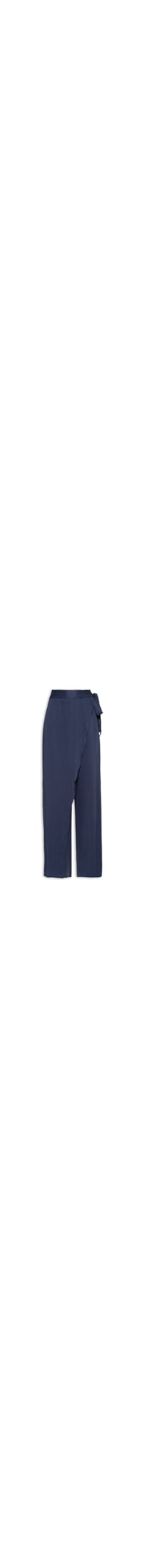 Calça Feminina Com Transpasse Lateral - Azul