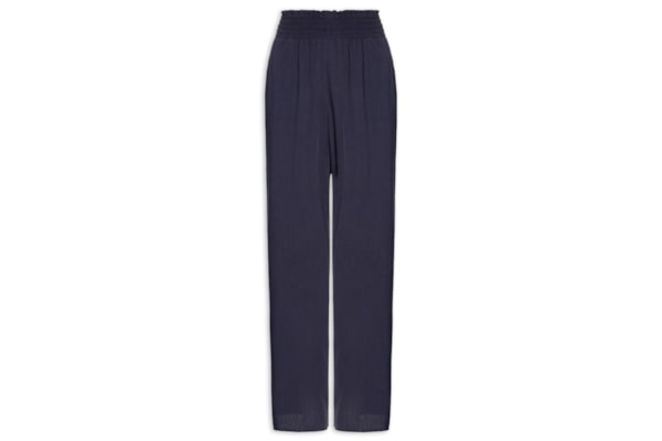 Calça Feminina Comfy Barra Larga - Azul