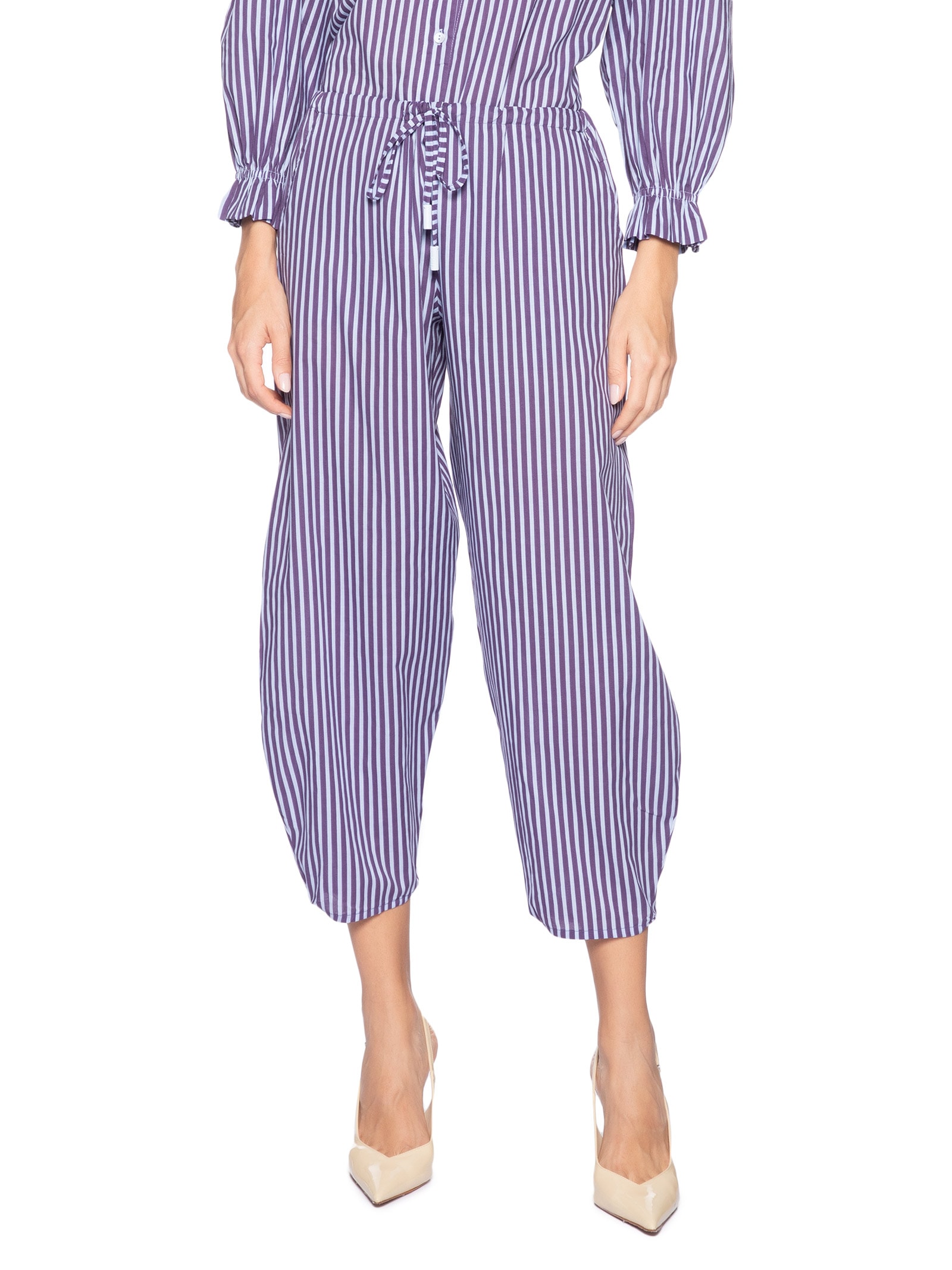 Calça Feminina Comfy Listrada Azul Animale