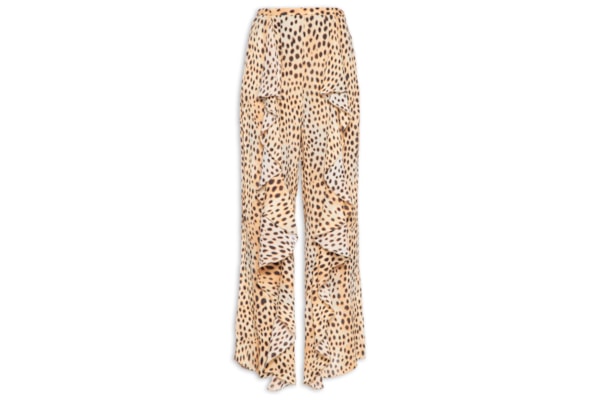 Calça Feminina Concept Marrom Onça Oasis - Animal Print 