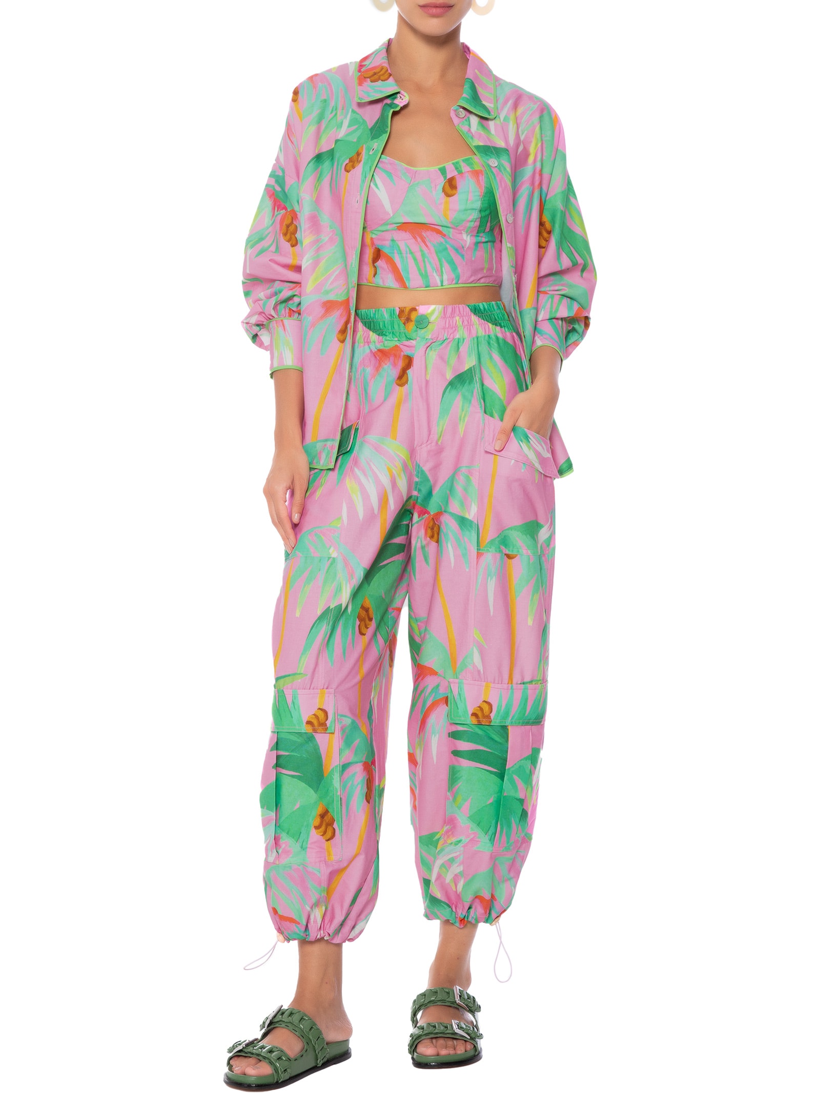 Calça Feminina Coqueiral Rosa Farm