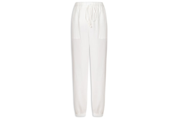 Calça Feminina Cordão Cintura - Branco