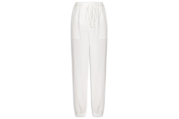 Calça Feminina Cordão Cintura - Branco