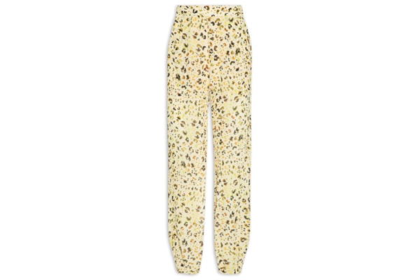 Calça Feminina Cós Elástico Aquarela Biscoito - Amarelo
