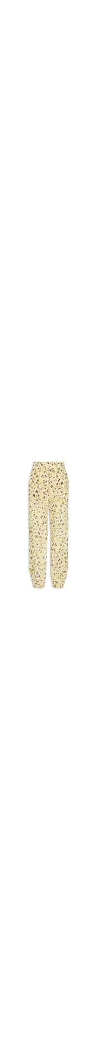 Calça Feminina Cós Elástico Aquarela Biscoito - Amarelo