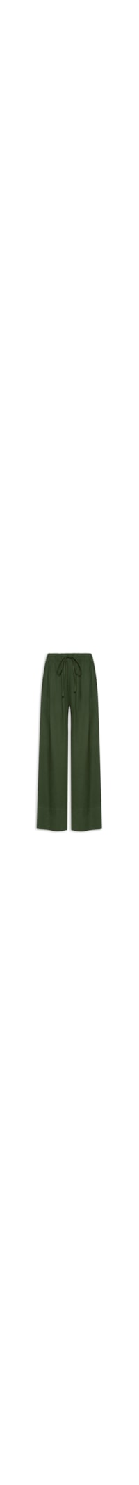 Calça Feminina Cós Elástico Linho - Verde