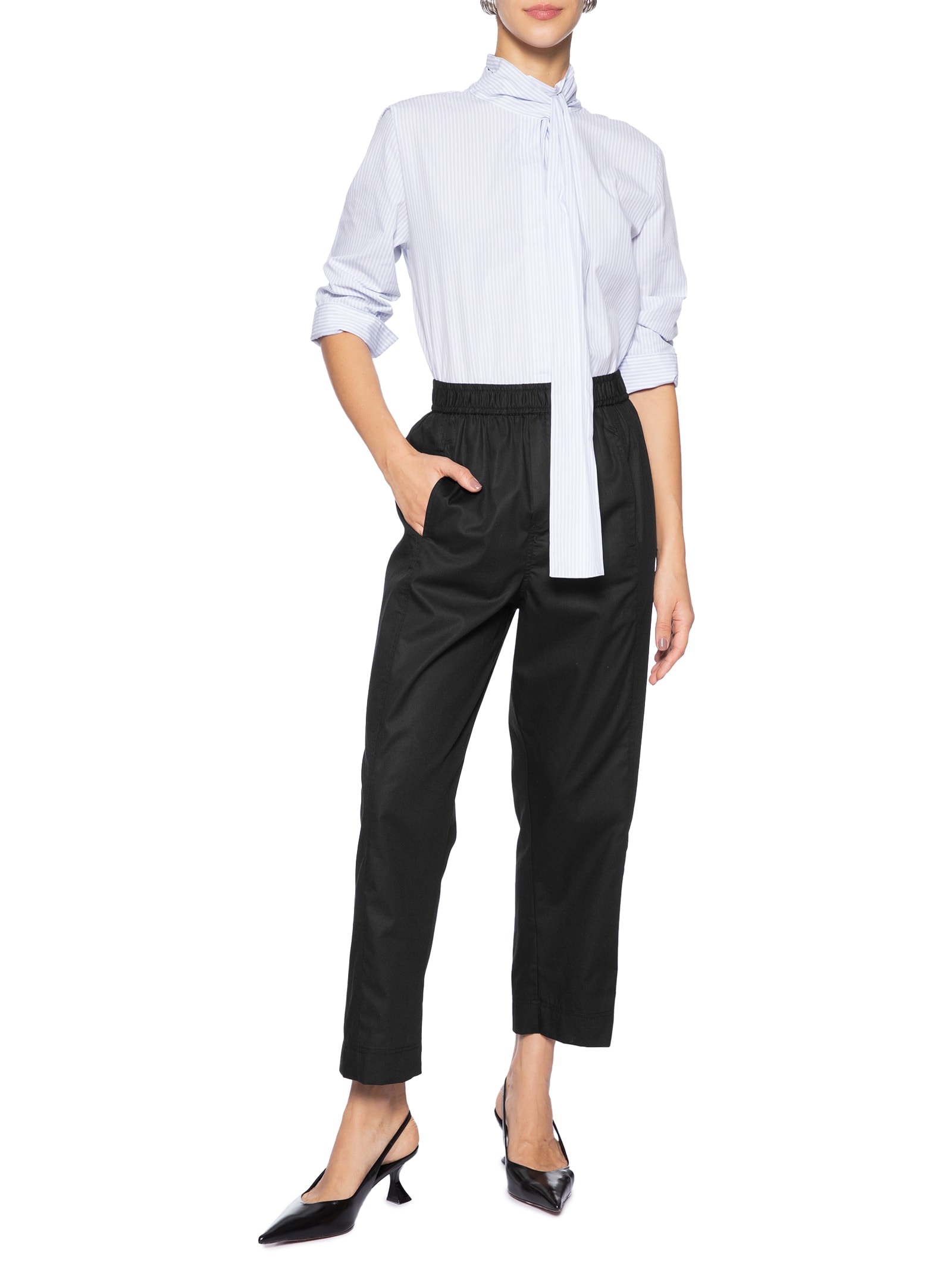 Calça Feminina Cós Elástico Preto Animale