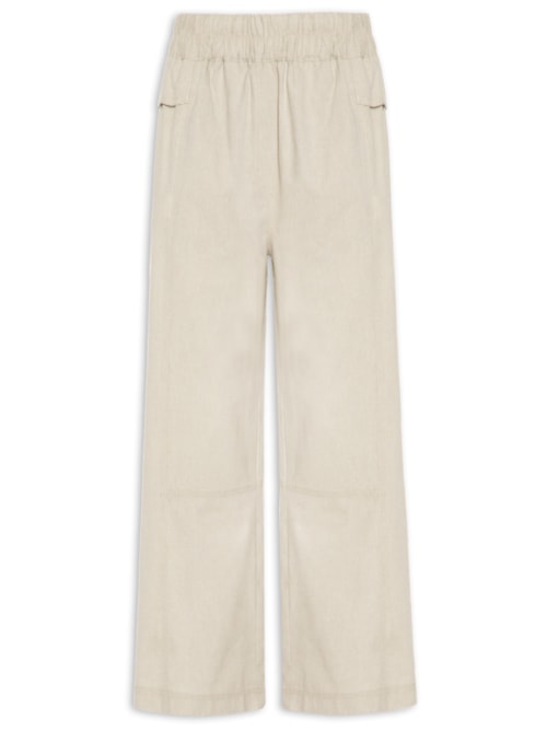 Calça Feminina Cós Esportivo - Bege