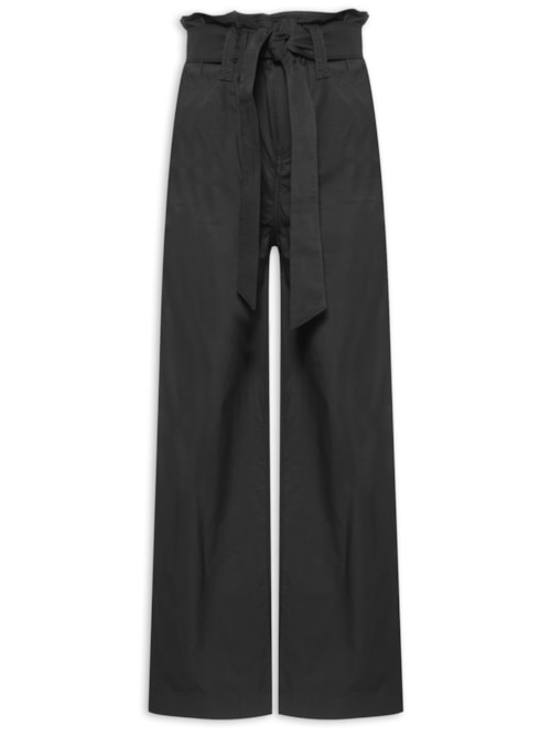 Calça Feminina Cós Faixa Reta – Preto