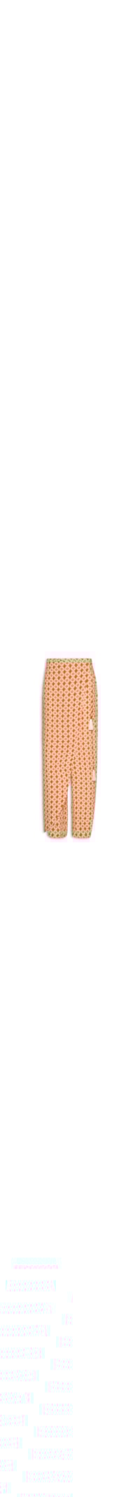 Calça Feminina Crepe Estampa Melissa - Laranja