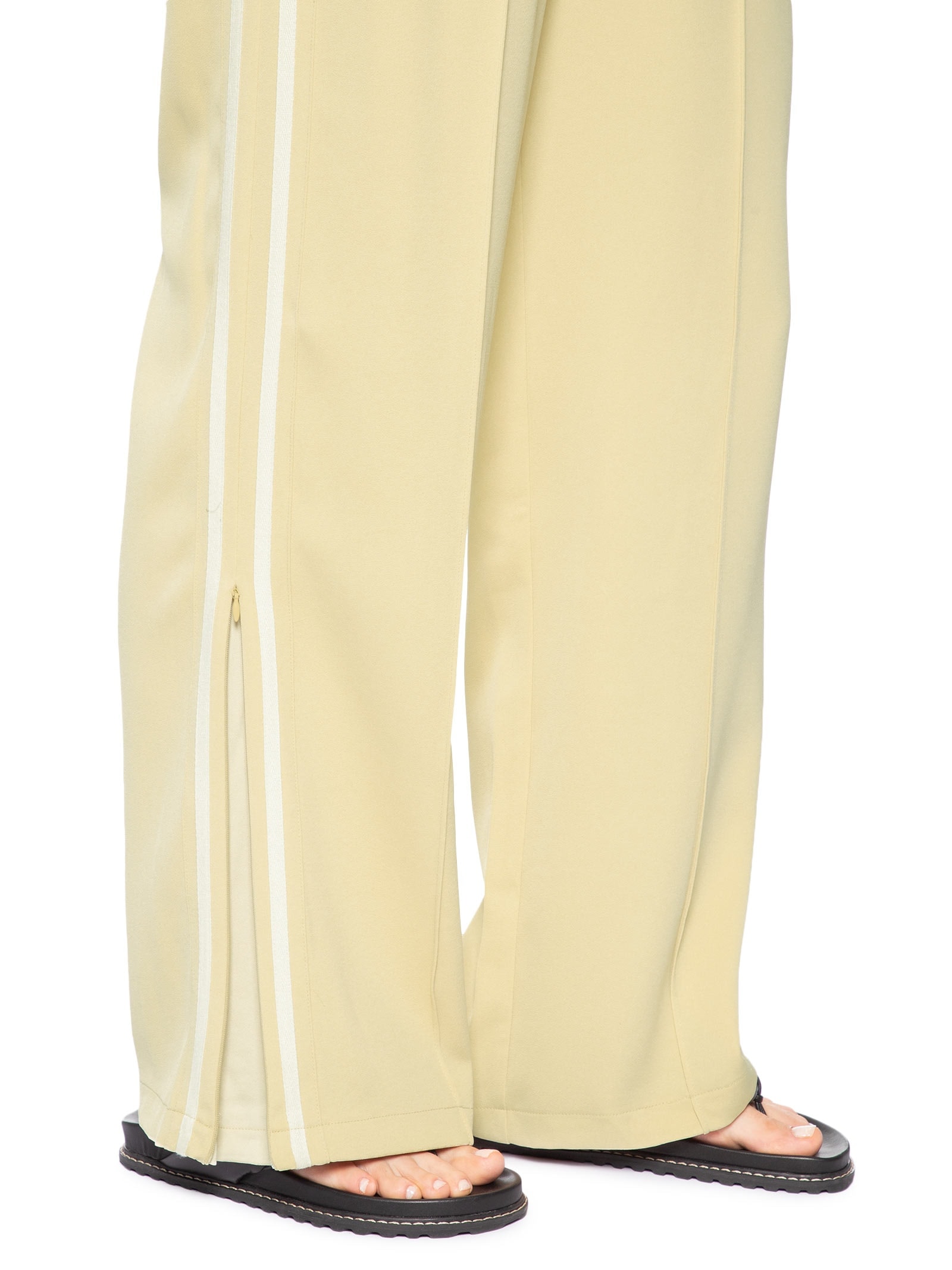 Calça Feminina Crepe Listra Lateral Amarelo Animale Jeans