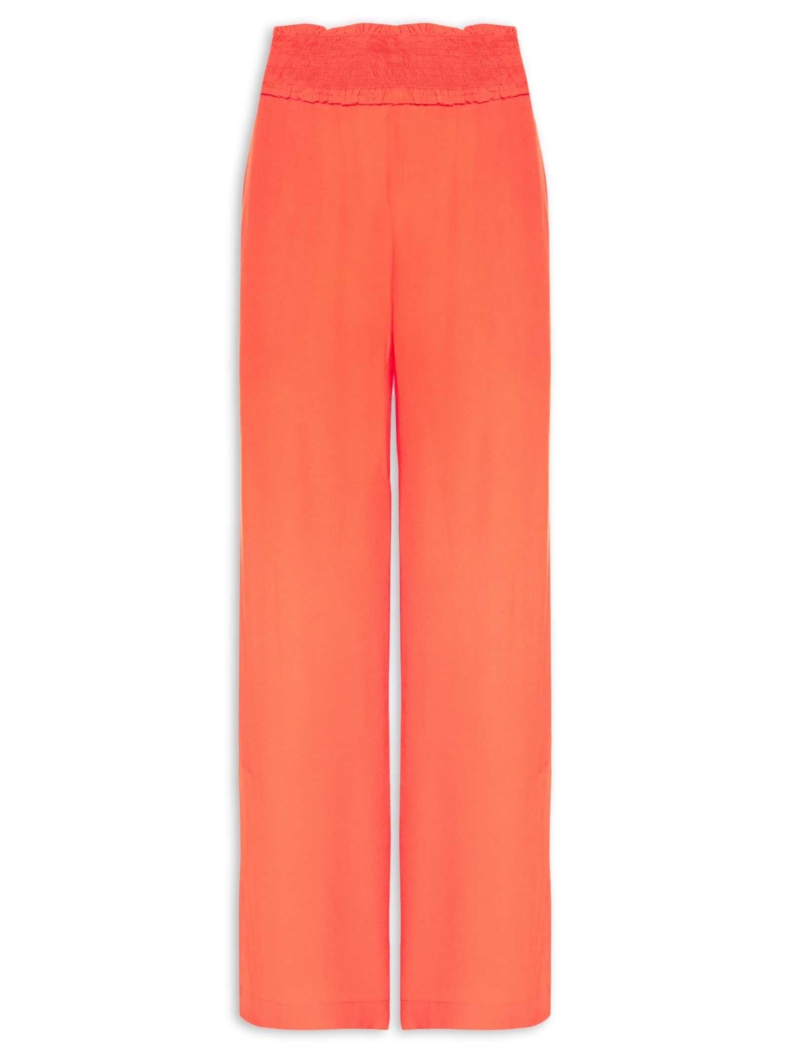 Calça Feminina Crepe Pala Lastex Vermelho Dress To