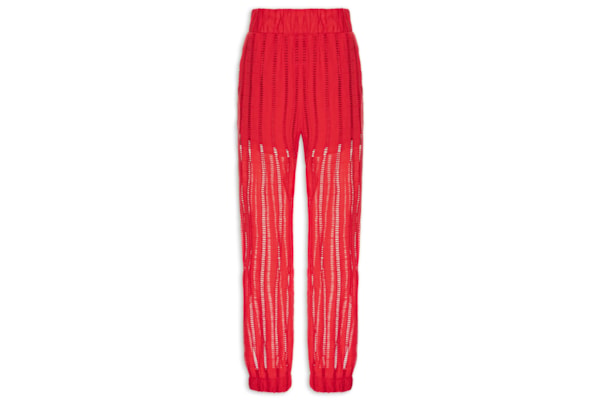 Calça Feminina Cropped - Vermelho