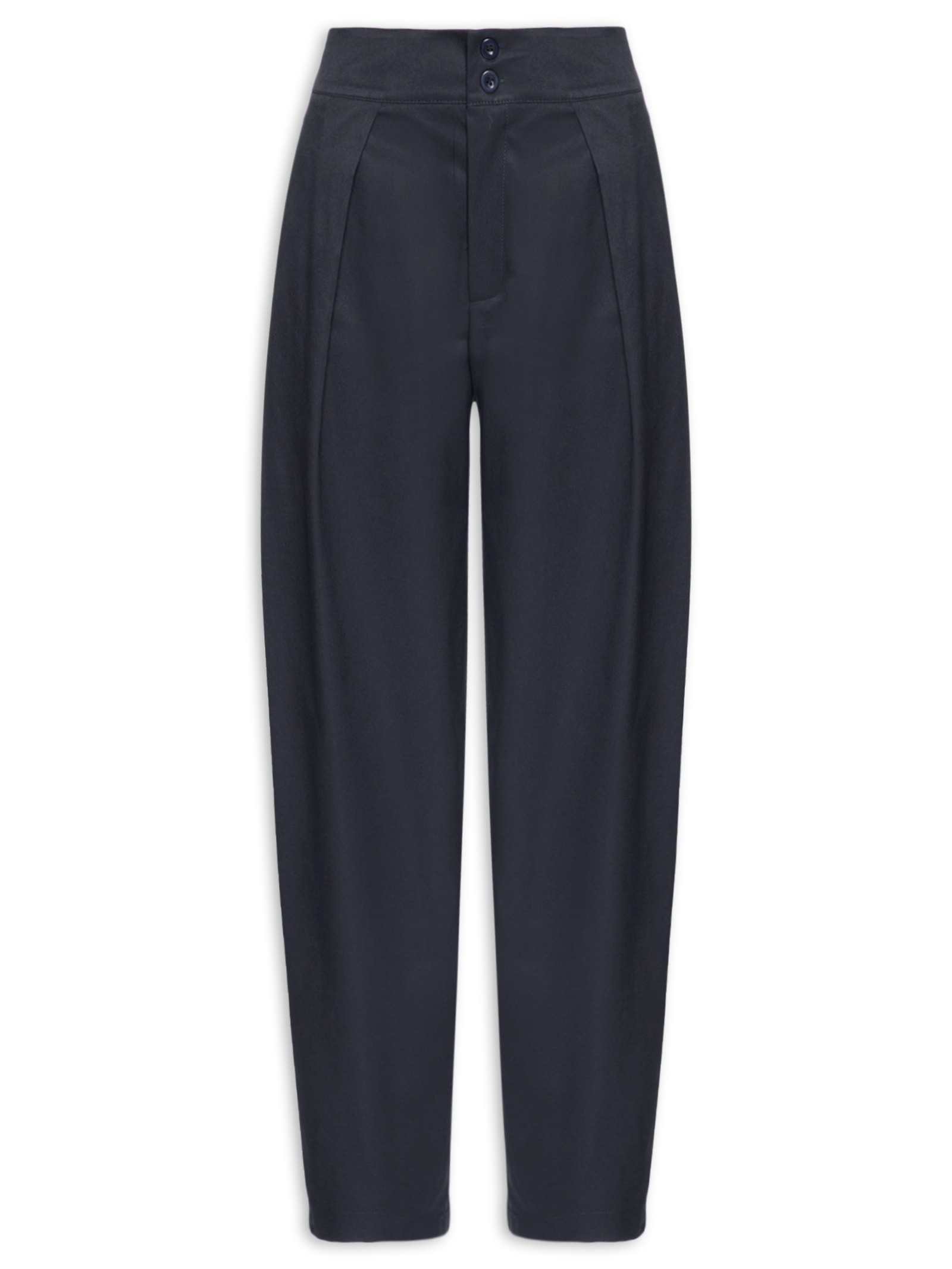 Calça Feminina De Alfaiataria Balloon Azul Market 33